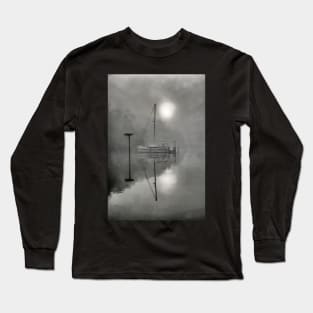 Sailboat in the Fog Long Sleeve T-Shirt